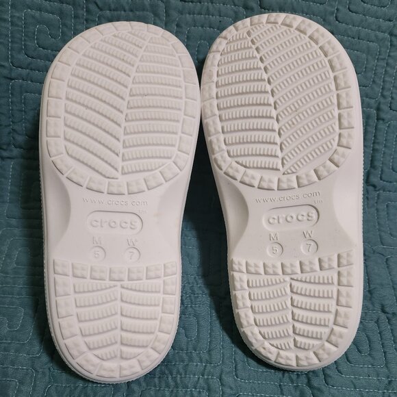 White Crocs Unisex Adult Baya Slide Sandals - Picture 5 of 5